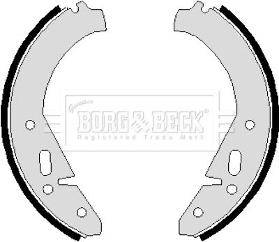 BORG & BECK Bremžu loku komplekts BBS6081